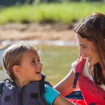 canoe été mère et fille