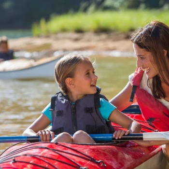 canoe été mère et fille