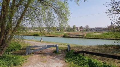 Les travaux de l’écluse de Montmacq – Cambronne-lès-Ribécourt vus d’en haut - Oise.fun