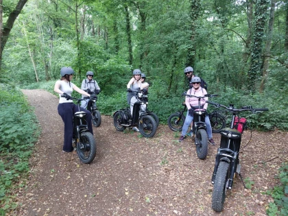 Excursion guidée en trottinette cross autour des Marais de Sacy - Oise.fun