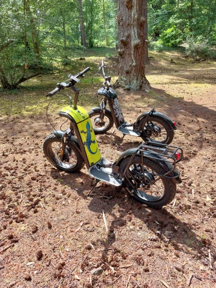 Balade initiation en trottinette cross 100% électrique - Oise.fun