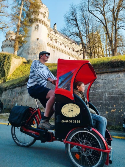 Balade audioguidée en triporteur – Pierrefonds autrement - Oise.fun
