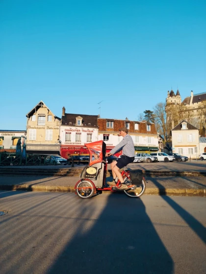 Balade audioguidée en triporteur – Pierrefonds autrement - Oise.fun
