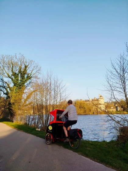 Balade audioguidée en triporteur – Pierrefonds autrement - Oise.fun