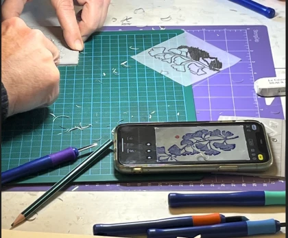 Initiation à la linogravure – Une pause créative pour graver et imprimer votre dessin - Oise.fun
