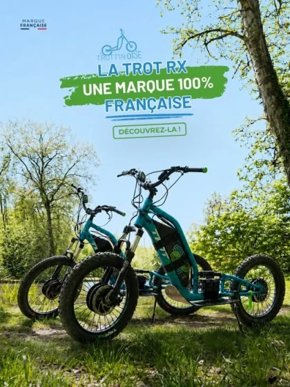 Location en forêt en Trottinette électrique - Oise.fun