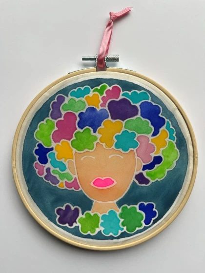 Atelier peinture sur soie – Jouer avec la couleur, créer en douceur - Oise.fun