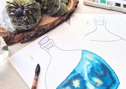 Atelier parent/enfant spécial Halloween – L’aquarelle magique à Lamorlaye 🎃 - Oise.fun