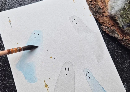 Atelier parent/enfant spécial Halloween – L’aquarelle magique à Lamorlaye 🎃 - Oise.fun
