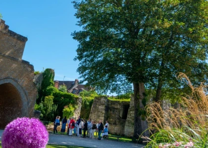 groupe dans le parc de senlis