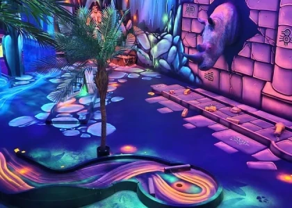 terrain de minigolf