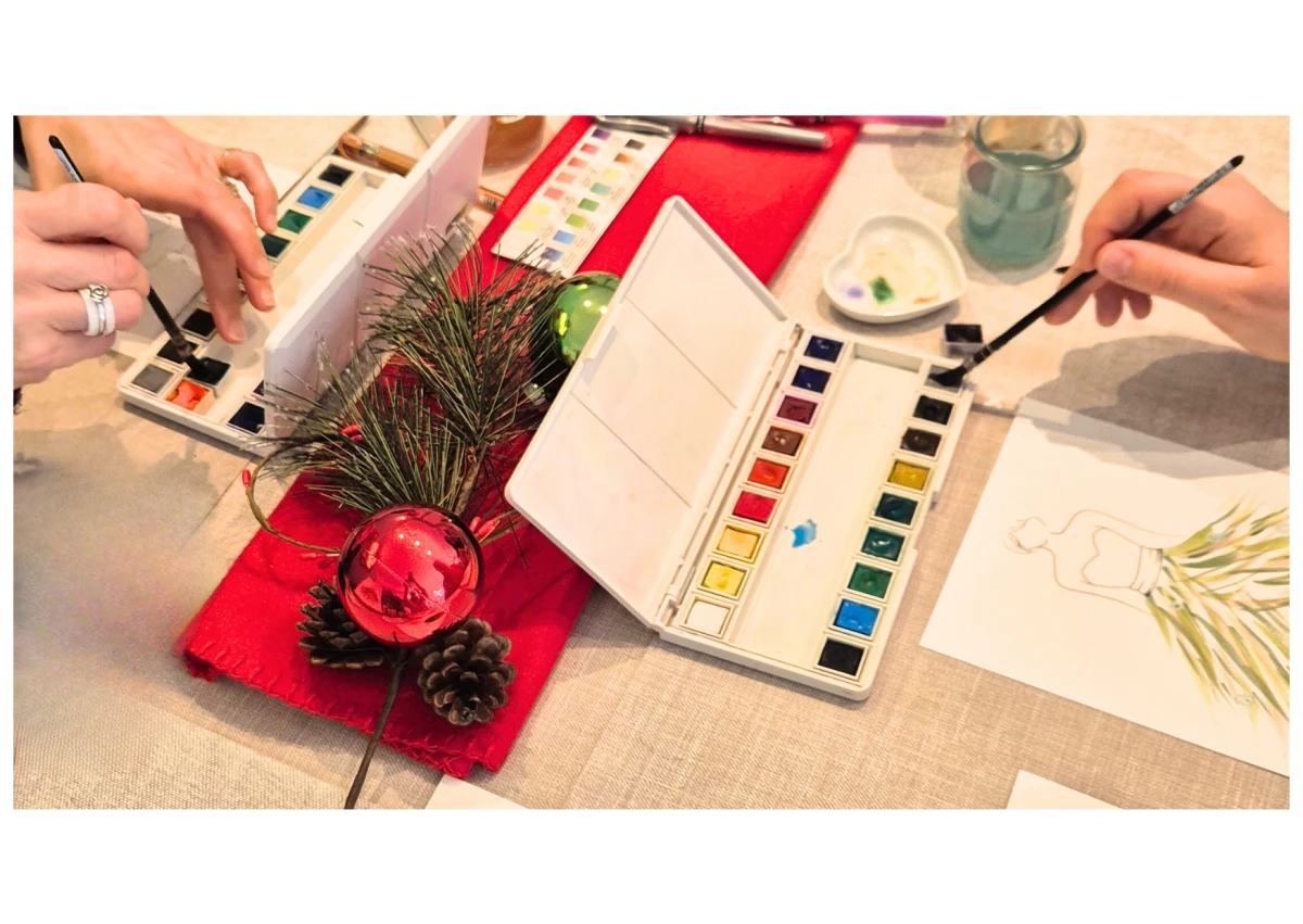 Atelier aquarelle de Noël – Créez votre demoiselle en couleur à Chantilly - Oise.fun