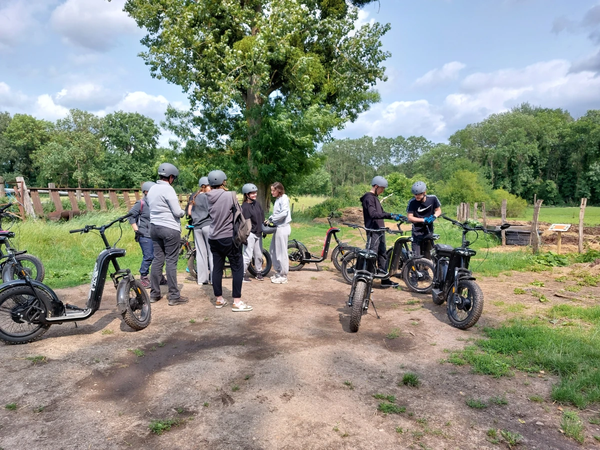 Balade initiation – Trottinette électrique tout-terrain & nature - Oise.fun
