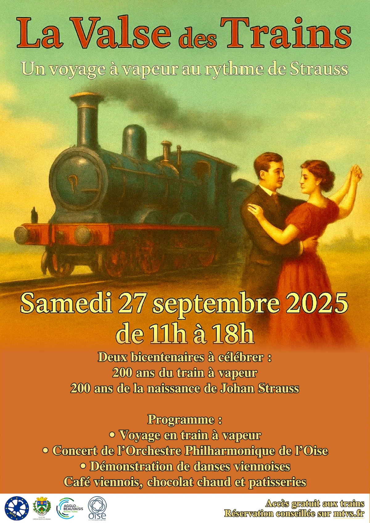 La Valse des Trains – Quand la vapeur rencontre la valse ! - Oise.fun