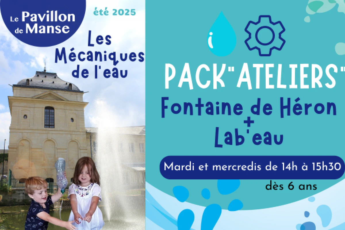Ateliers Fontaine de Héron & Lab’eau – Plongée scientifique et ludique en famille ! - Oise.fun