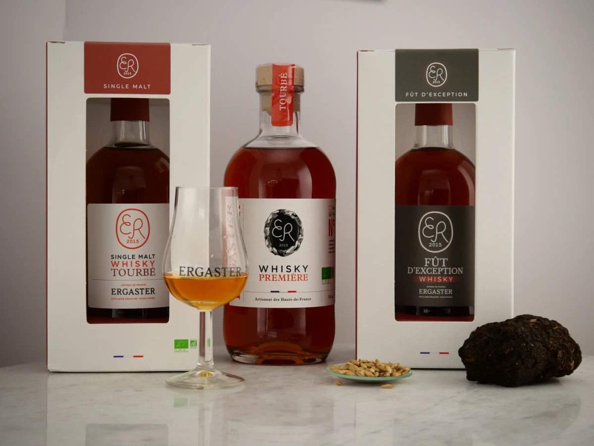 bouteille de whisky bio picard local